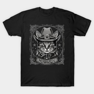 Cat Cowboy Chronicles Paw T-Shirt